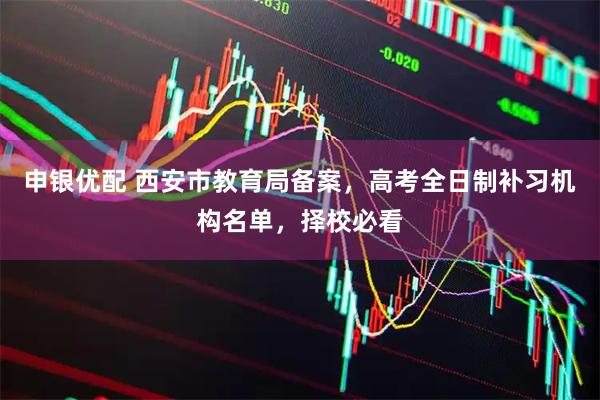 申银优配 西安市教育局备案，高考全日制补习机构名单，择校必看